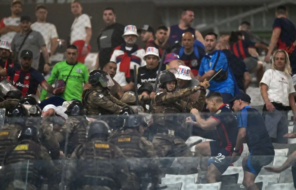 San Lorenzo denunció brutalidad policial en Brasil