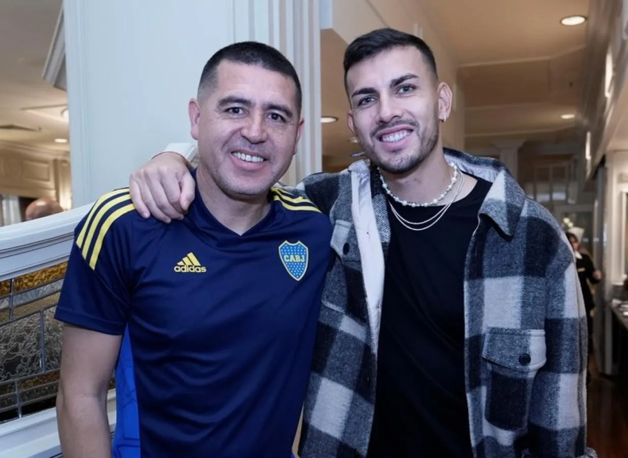 Leandro Paredes y Juan Román Riquelme
