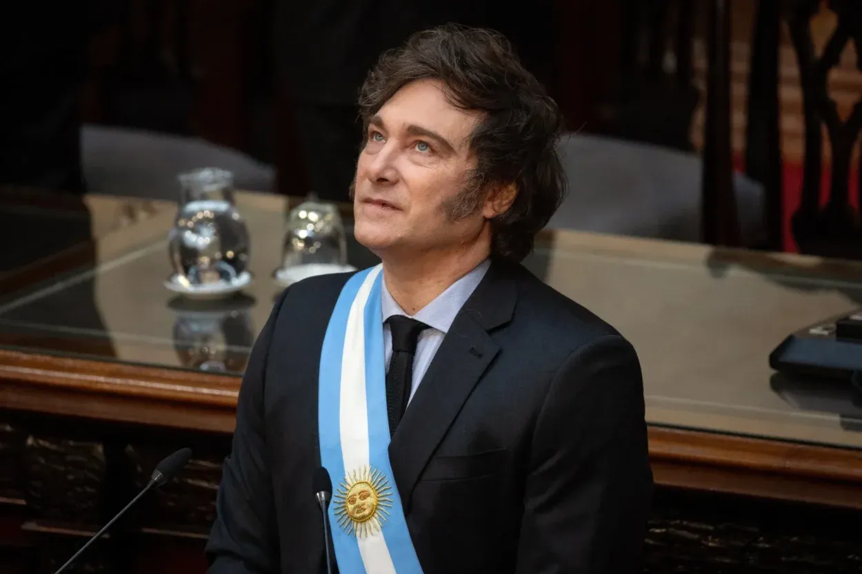 Javier Milei preocupado