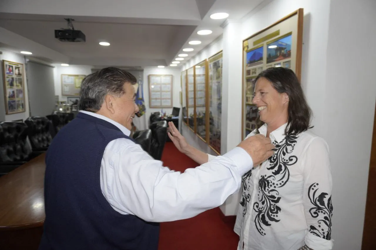 Ishii recibió a la titular del Instituto de Previsión Social (IPS) bonaerense.