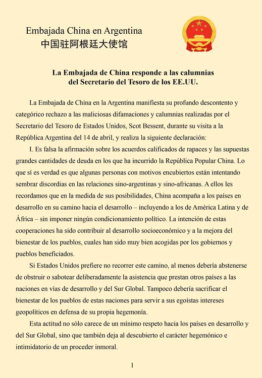 Embajada China en Argentina