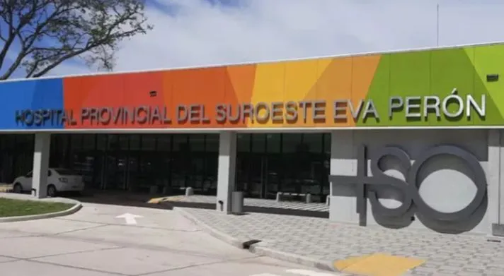 El chico quedó internado en el hospital Eva Perón