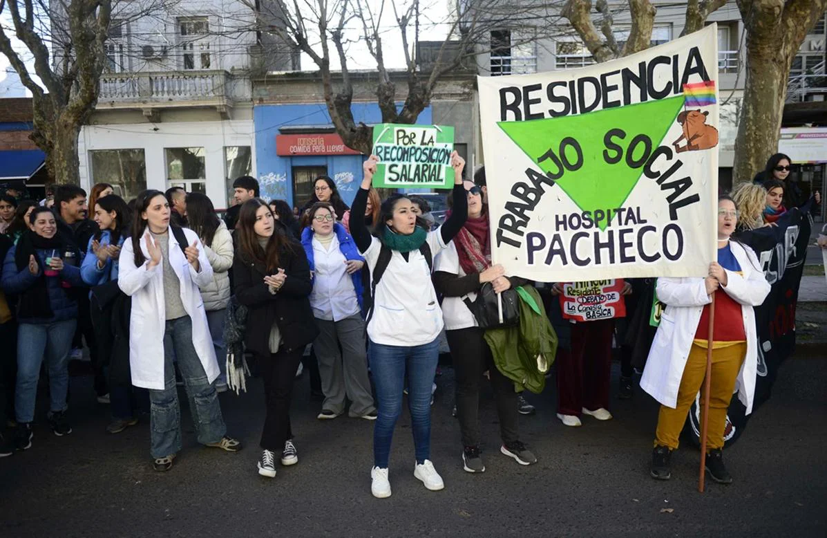 Paro y protesta de residentes bonaerenses.