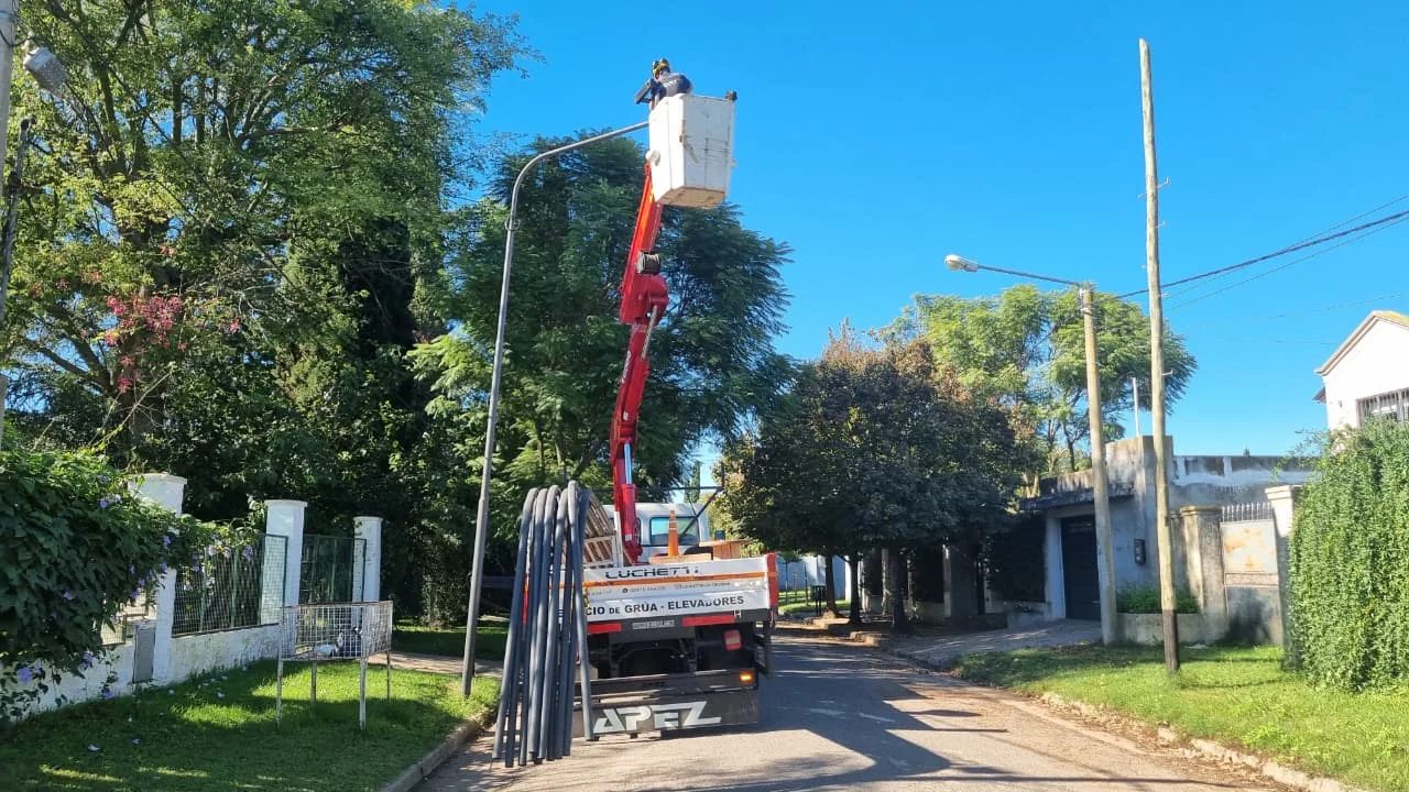 Avanzan las obras en Rojas.
