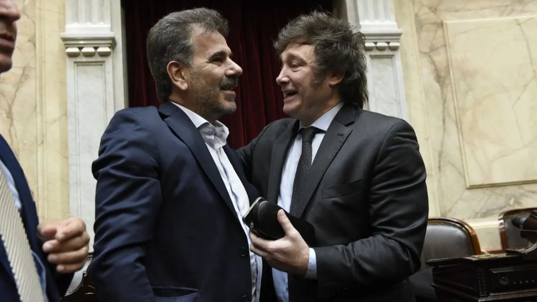 Cristian Ritondo y Javier Milei