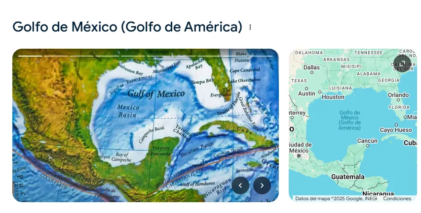 Google Maps cambia el nombre del Golfo de México y desata polémica internacional