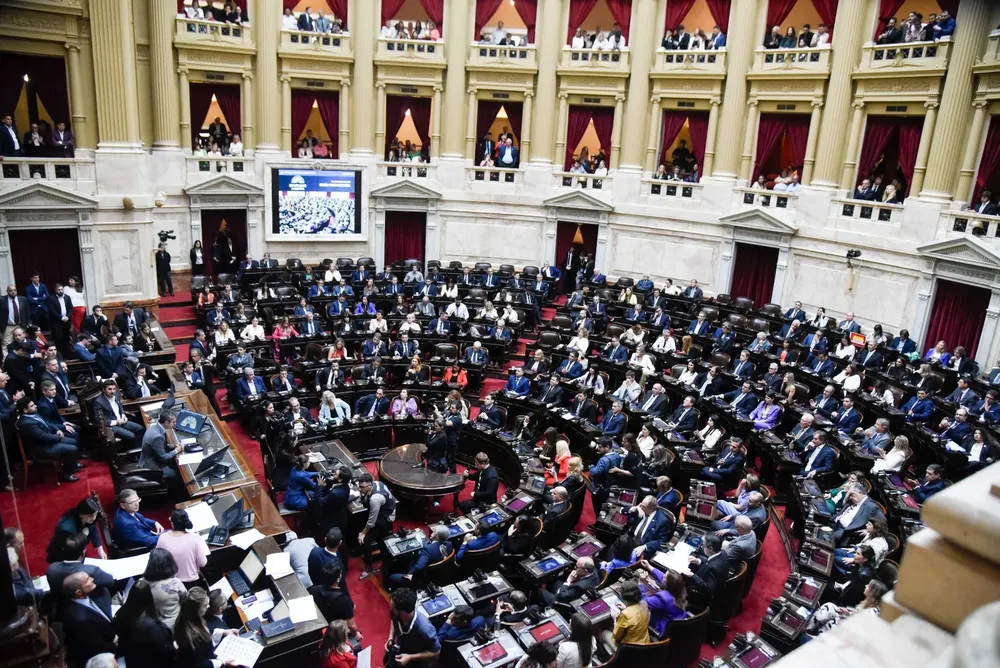 Sesión de Diputados de la Nación 2024