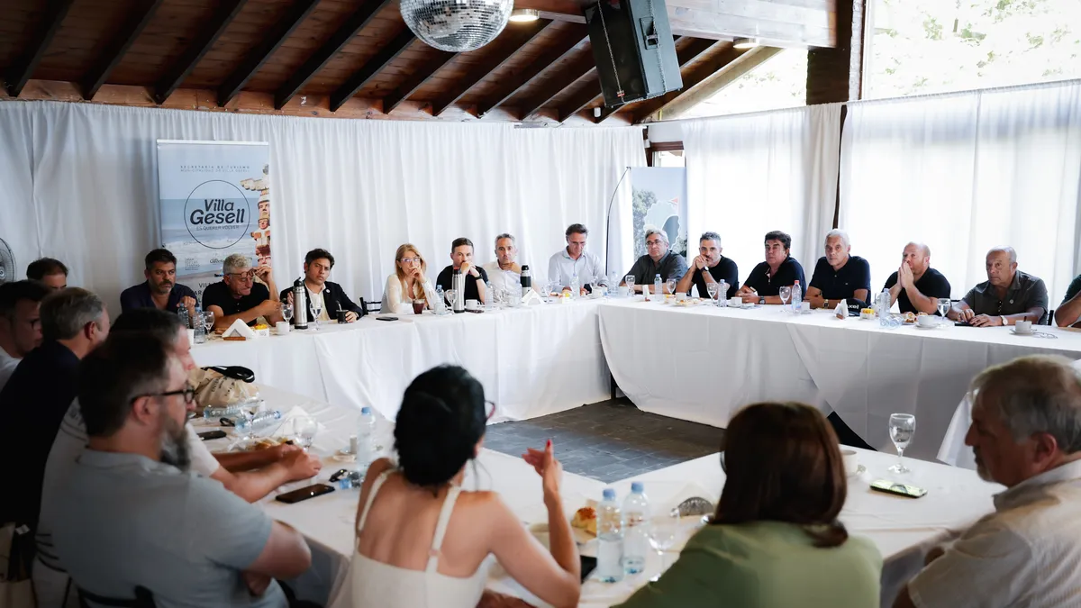 Kicillof reunió al MDF en Villa Gesell