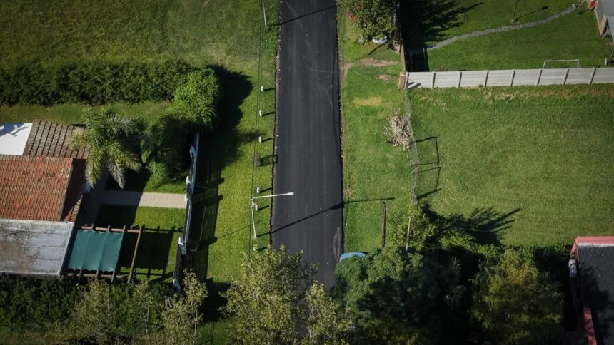 Obra histórica para el barrio Aeroclub se completó la pavimentación de El Ruiseñor