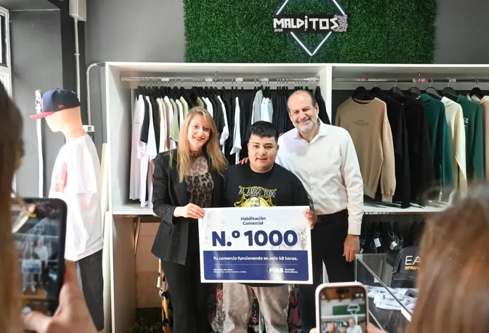 1000 comercios habilitados en Bahía