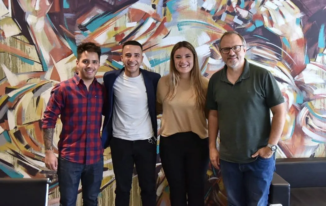 Oriana Colugnatti en el equipo de Diego Valenzuela