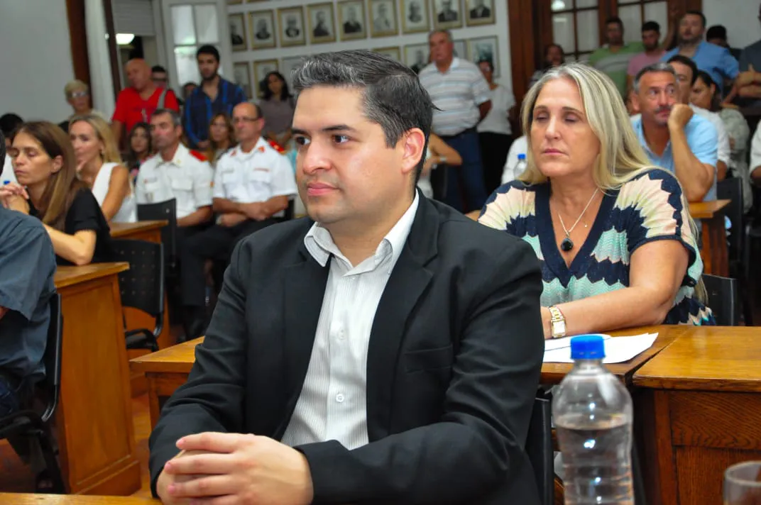 Ignacio Palacios, presidente del bloque de concejales Juntos-UCR de Nueve de Julio
