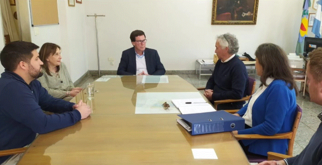 Chalde recibió al titular de la Dirección de Promoción de Derechos para Personas con Discapacidad