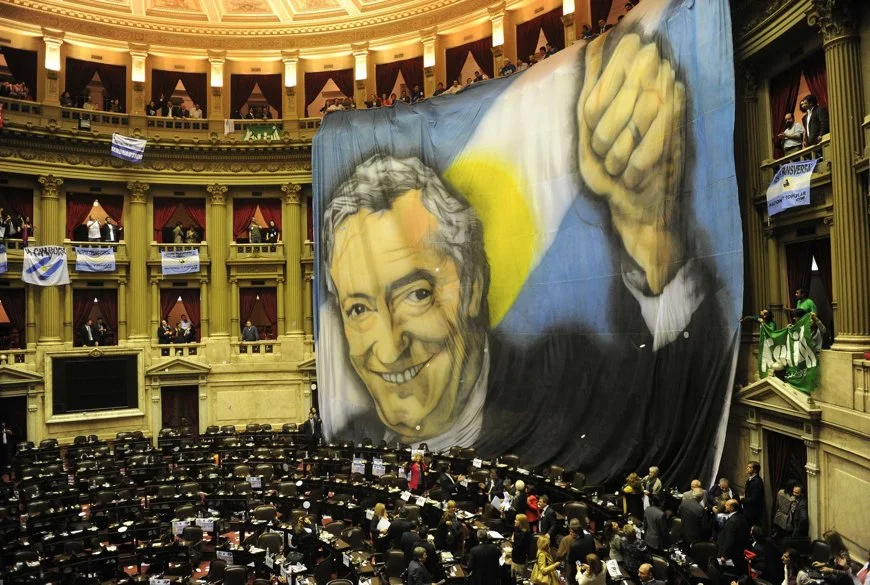 Bandera Nestor Kirchner