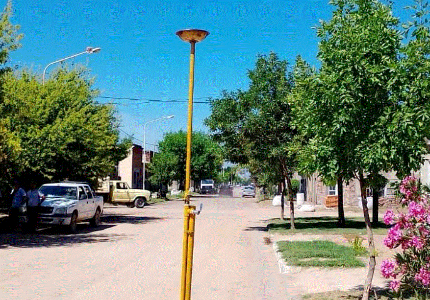 Avanzan las obras de gas en Guaminí.