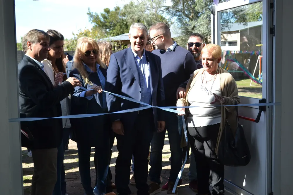 Golía encabezó la inauguración de tres nuevas aulas y ampliación del SUM en el Jardín Nº 909 de Rawson