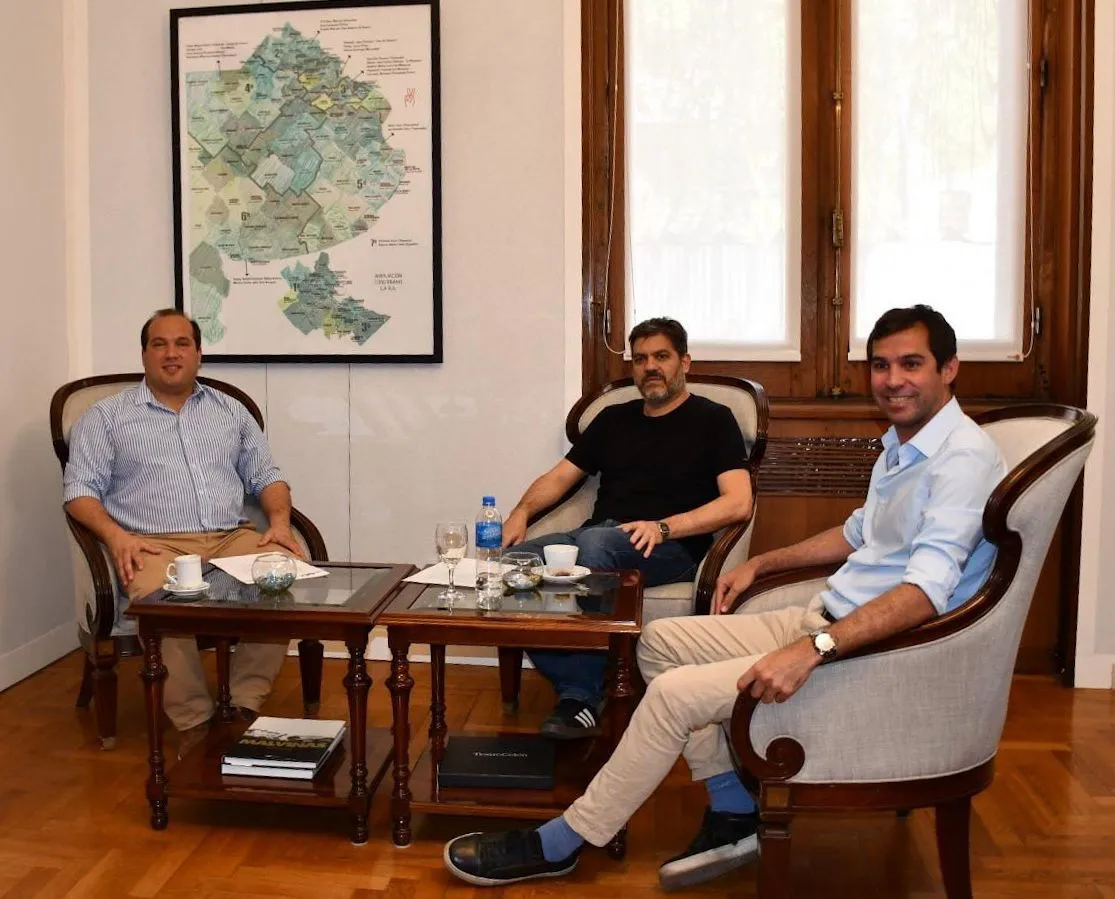 Francisco Recoulat, Valentín Miranda y Carlos Bianco