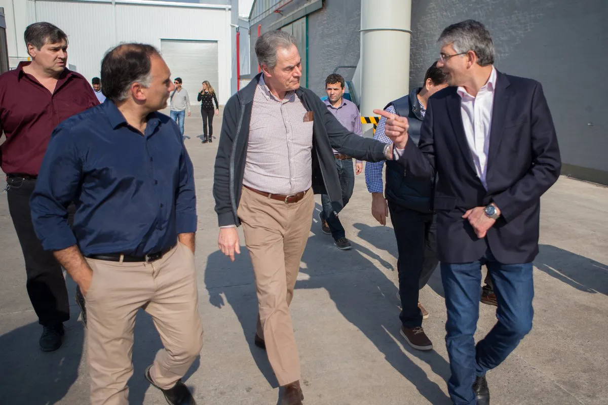 San Andrés de Giles recibió la visita del ministro Tizado