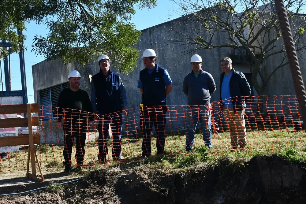 Avanzan las obras en Coronel Vidal.