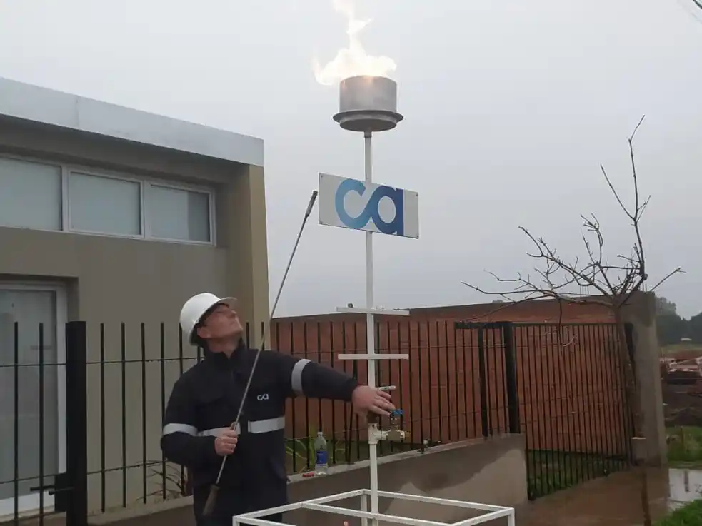 Coronel Dorrego suma más de 1.400 metros de red de gas natural 2