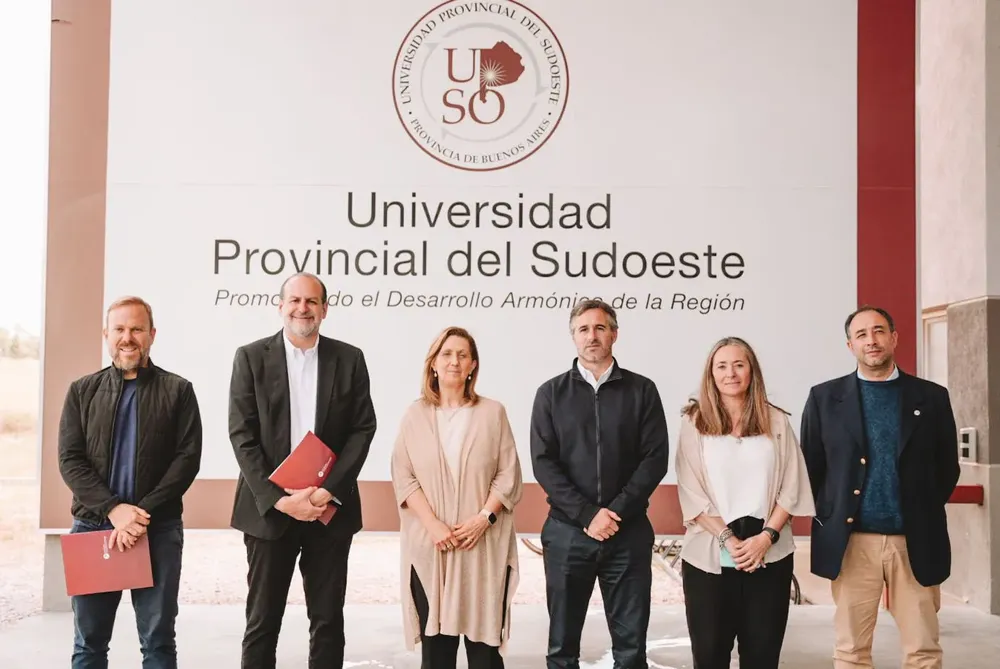 Susbielles y Achával en la Universidad Provincial del Sudoeste.