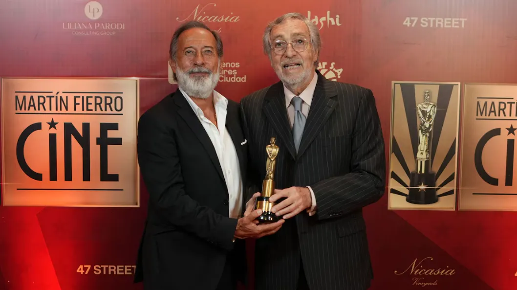 Francella y Brandoni en los Premios Martín Fierro Cine 2024