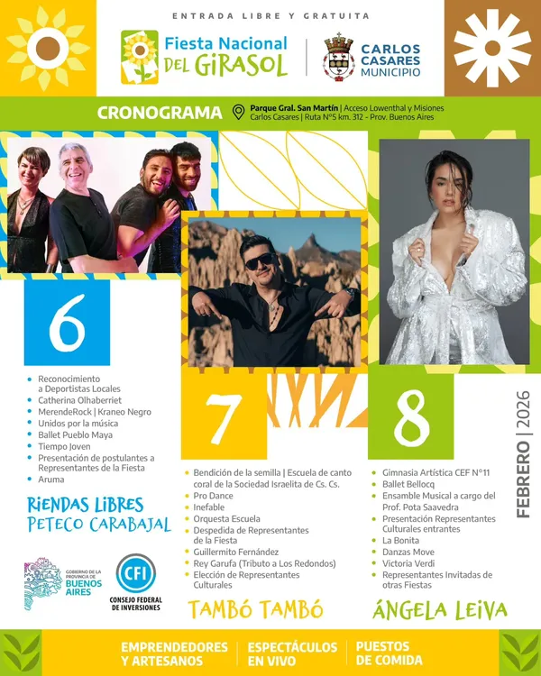 fiesta girasol casares