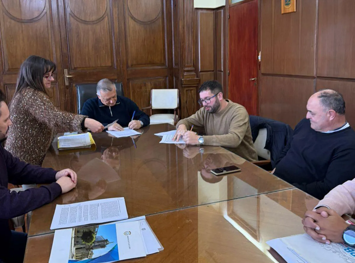 Gelené firmó un nuevo acuerdo para ampliar el Parque Industrial de Las Flores 2