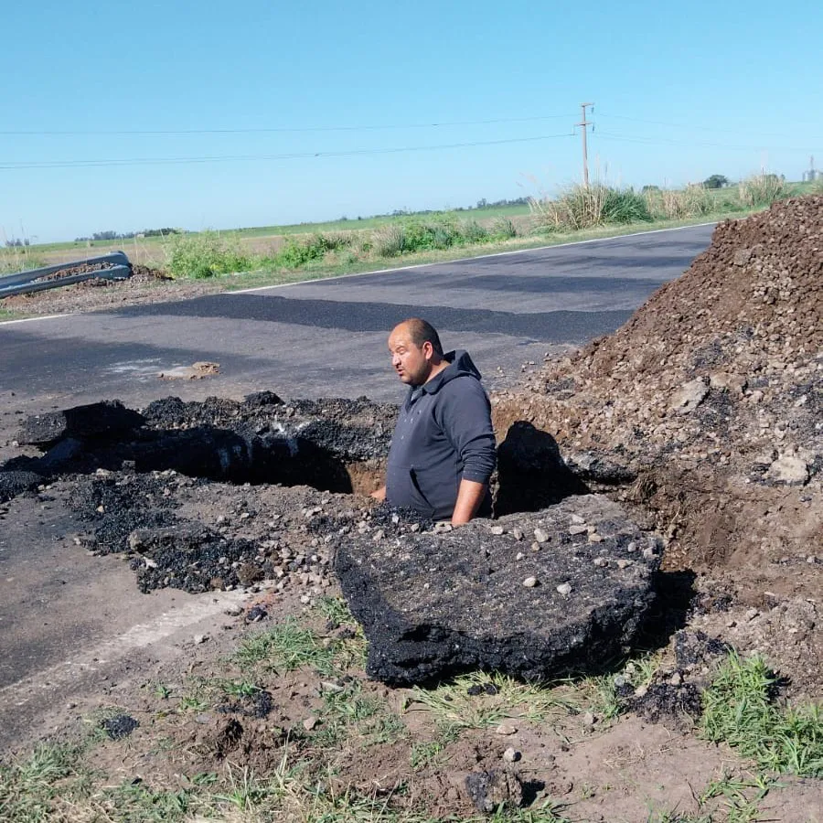 Importantes trabajos de reparación en la Ruta 50