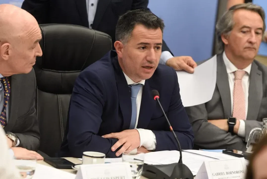Gabriel Bornoroni, presidente del bloque de La Libertad Avanza en Diputados.