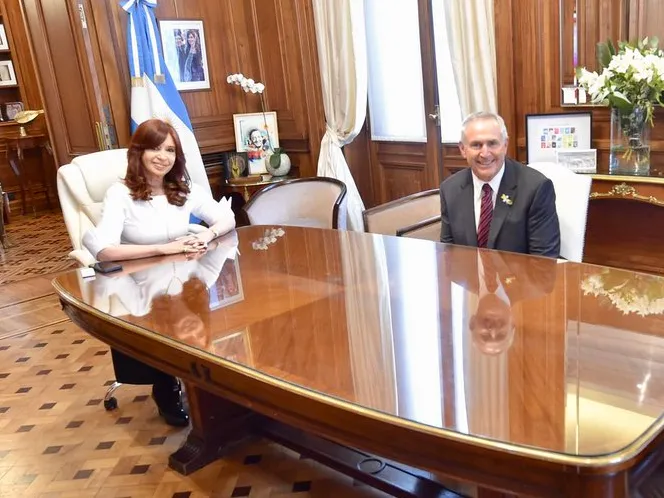 Cristina Kirchner y Marc Stanley en 2022