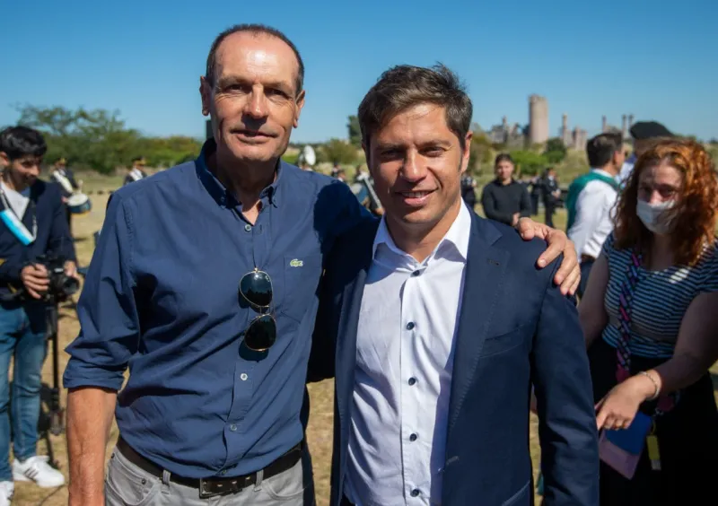 Daniel Stadnik y Axel Kicillof