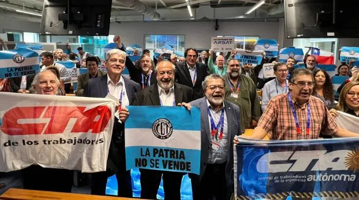 Los gremios argentinos presentes en la OIT