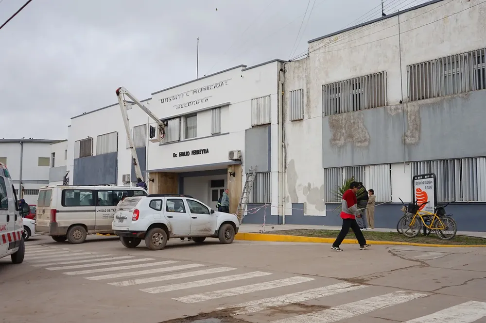 Necochea amplía el alumbrado LED y refuerza el mantenimiento del Hospital Ferreyra 2