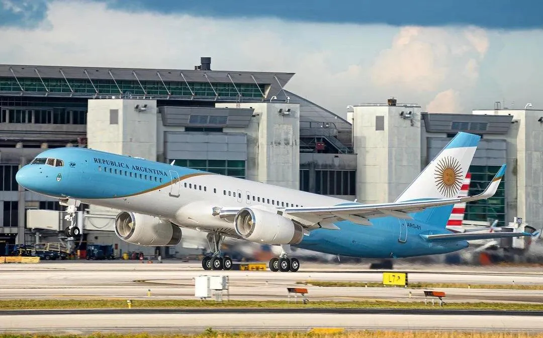 Avión presidencial argentino.
