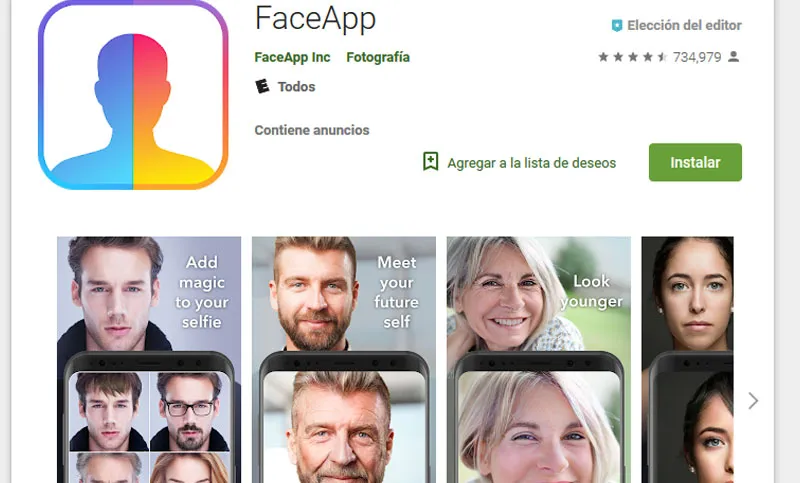 Advierten sobre los riesgos de FaceApp, la aplicacion furor del momento