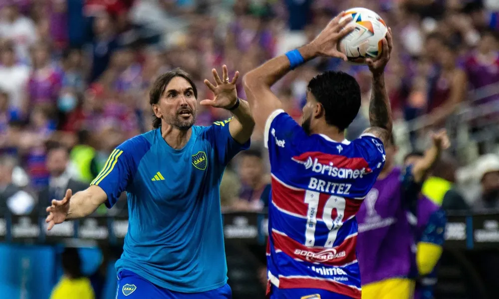 Diego Martínez habló tras la dura derrota de Boca en Brasil.