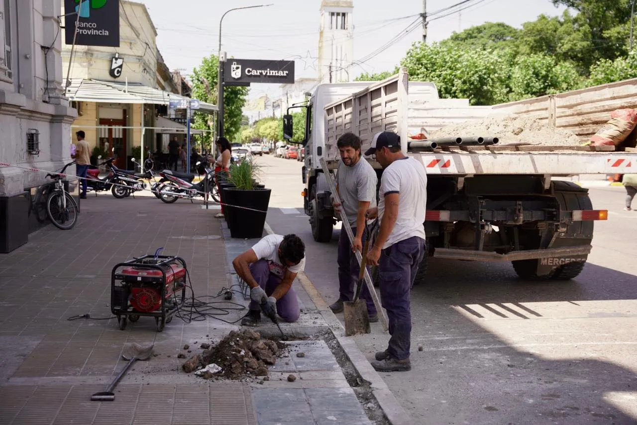 Avanzan las obras en 25 de Mayo 2