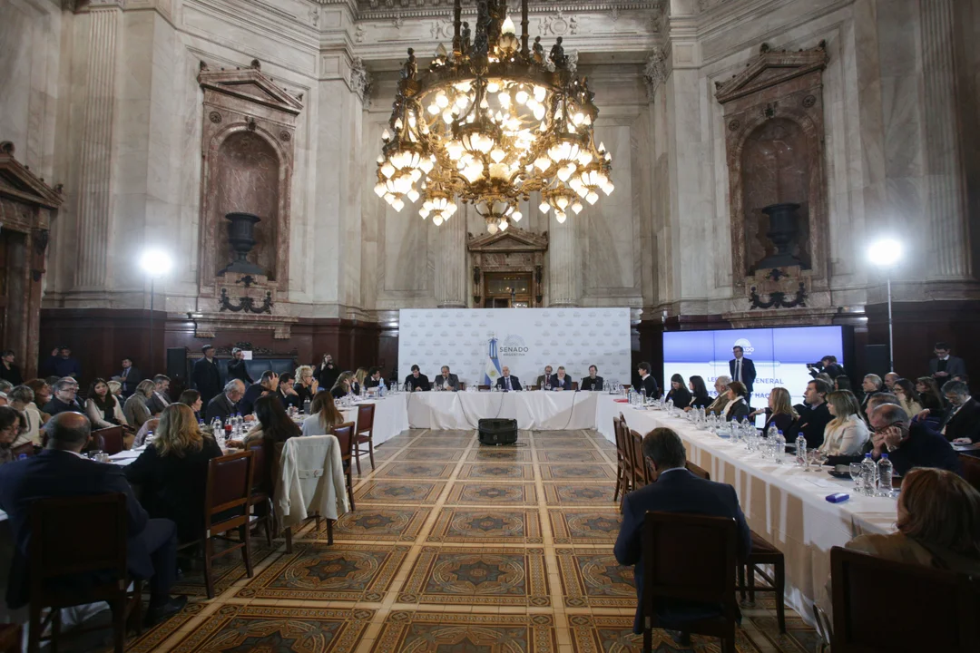 Debate en comisiones por la Ley Bases