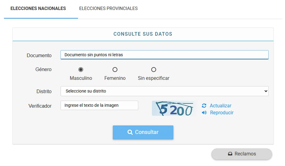 Elecciones 2025: cómo consultar el padrón provisorio