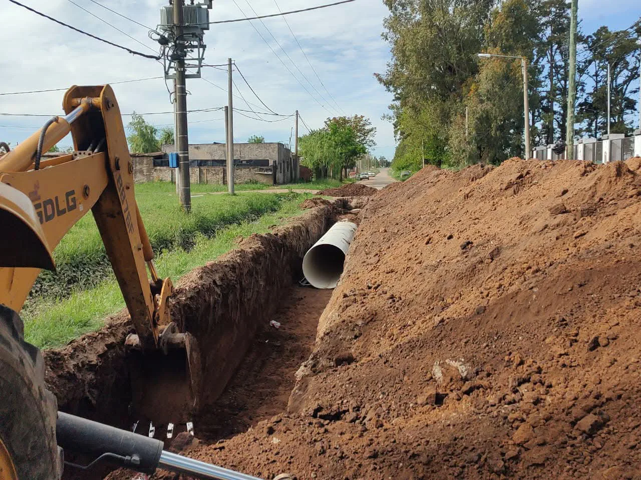 Obras en rojas