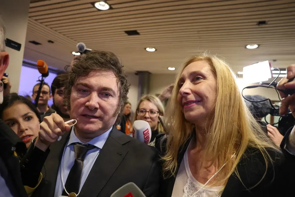 Javier y Karina Milei