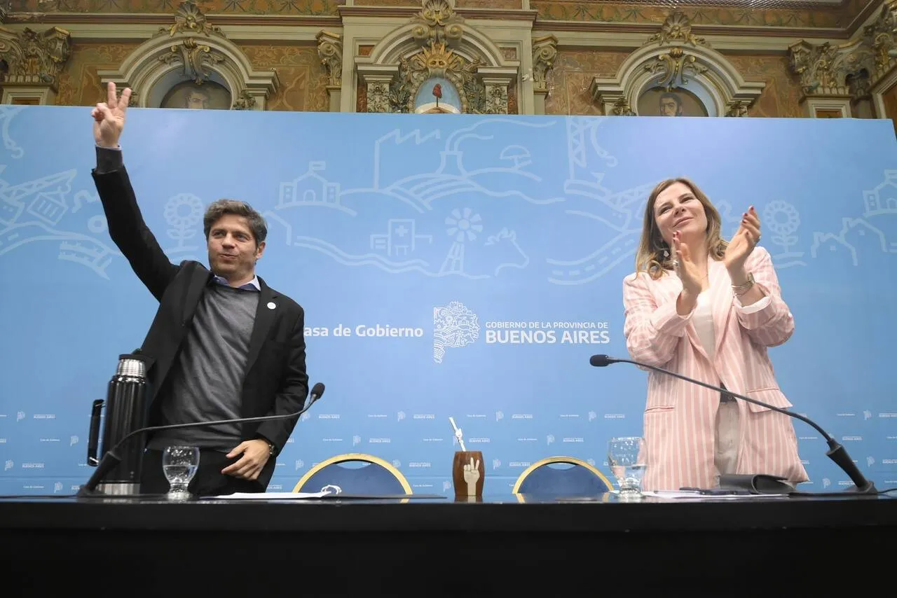 Kicillof y Saintout