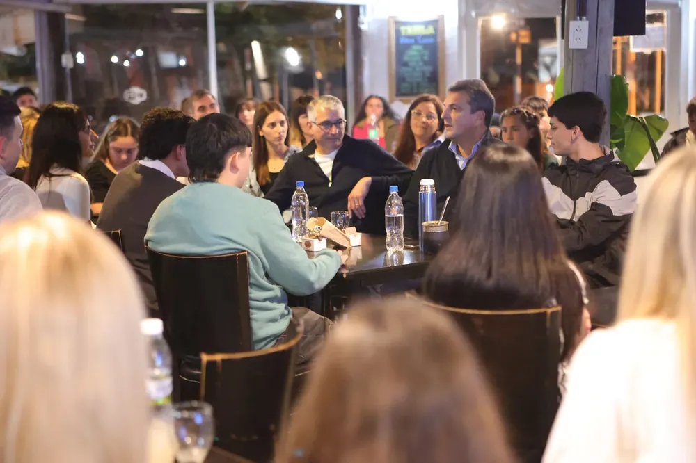 Sergio Massa y Carlos Puglelli