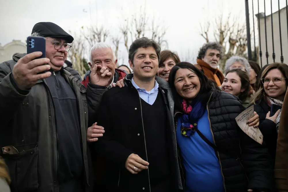 Kicillof en Las Heras