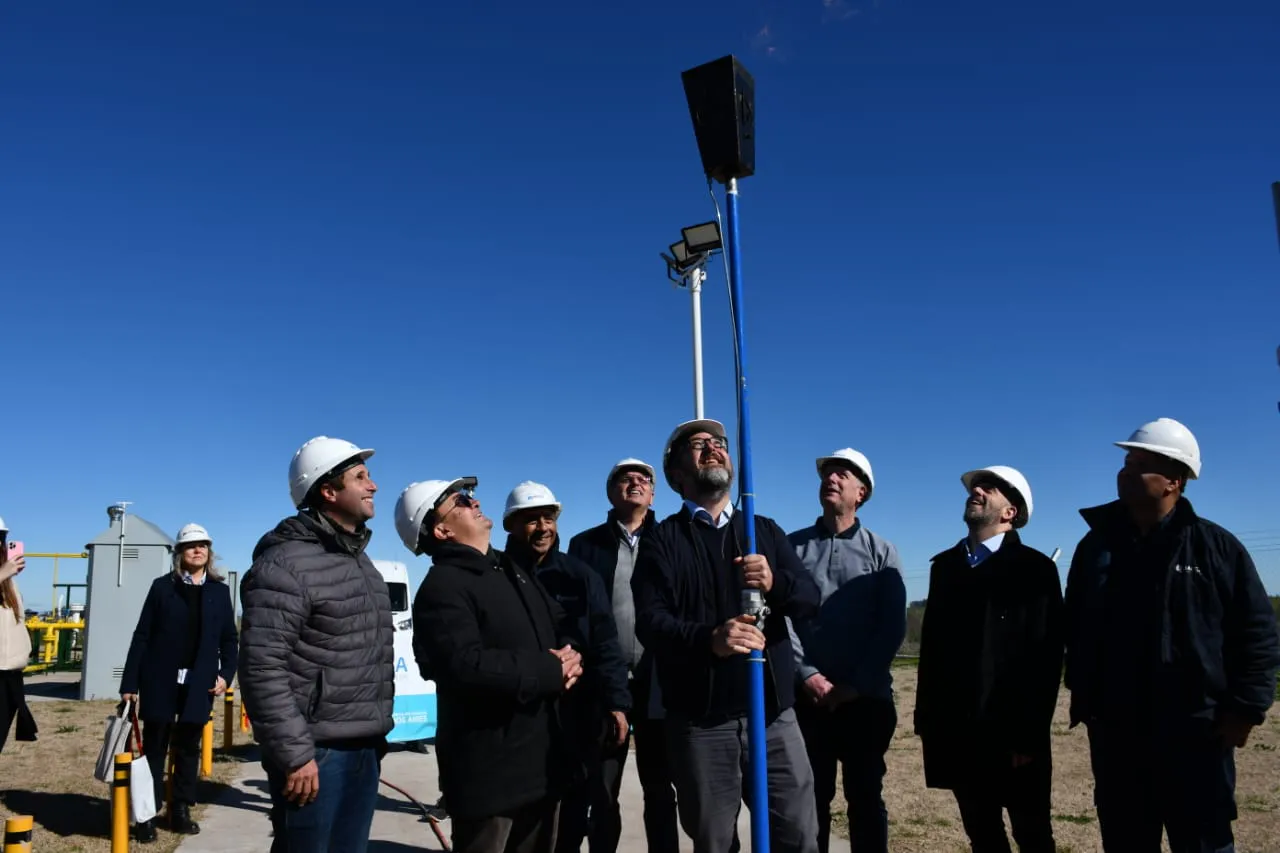 Se realizó la habilitación de la Planta Reductora de Gas Natural