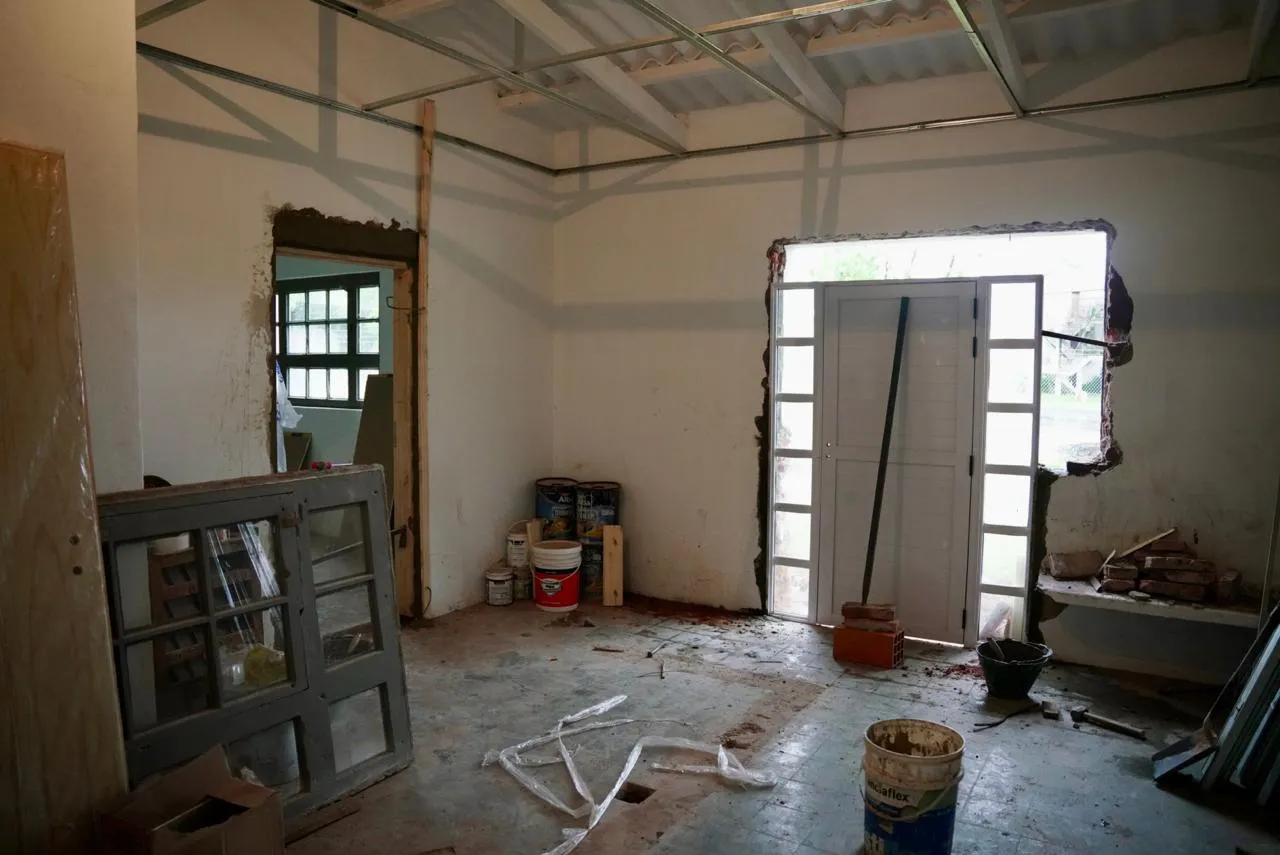Avance de obra del CAPS Milagros, Dirección de Deportes y Adultos Mayores 2