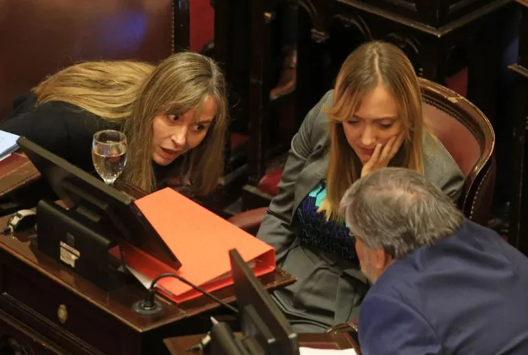 Di Tullio Mayans y Anabel Fernández Sagasti en el Senado 20240506