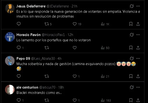 Post contra Jorge Macri en redes