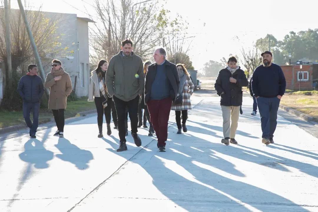 Nuevo pavimento en Daireaux 2